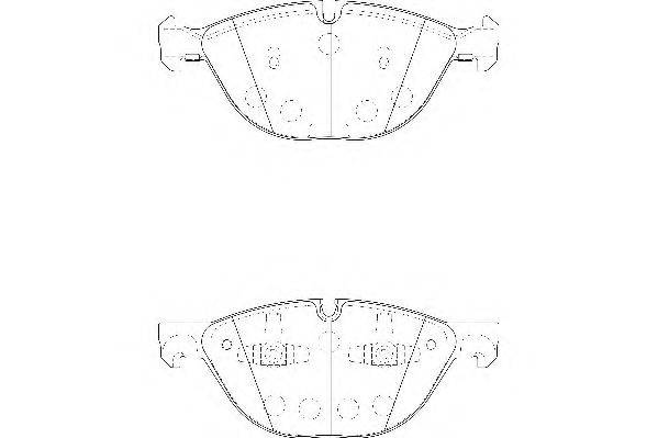 WAGNER WBP24172A Комплект гальмівних колодок, дискове гальмо