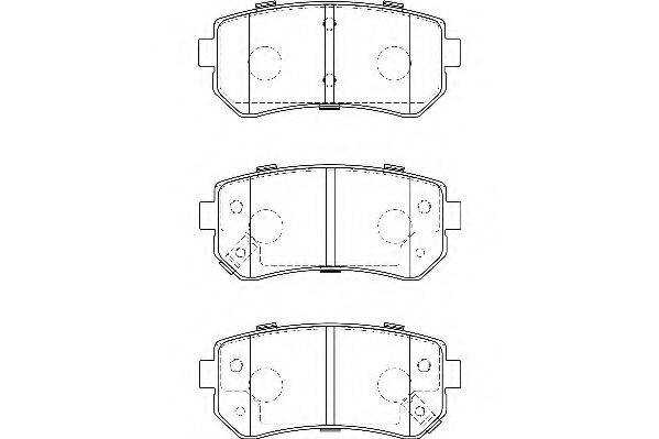 WAGNER WBP24320A Комплект гальмівних колодок, дискове гальмо