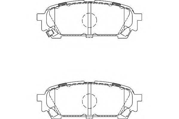 WAGNER WBP24331A Комплект гальмівних колодок, дискове гальмо