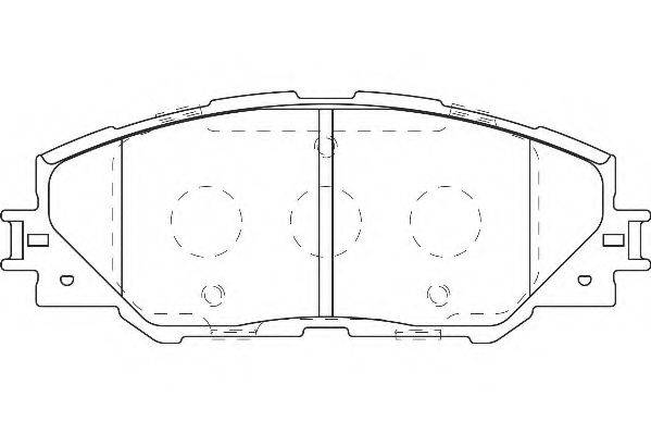 WAGNER WBP24337A Комплект гальмівних колодок, дискове гальмо