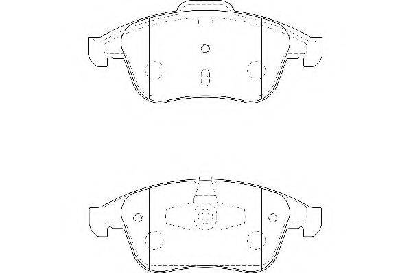 WAGNER WBP24709A Комплект гальмівних колодок, дискове гальмо