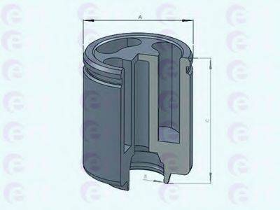 ERT 150808C Поршень, корпус скоби гальма