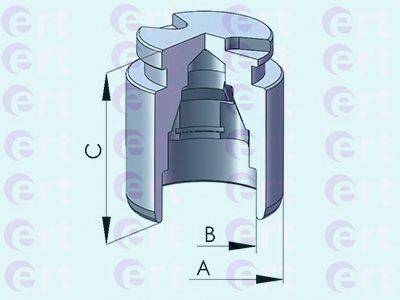 ERT 151074C Поршень, корпус скоби гальма
