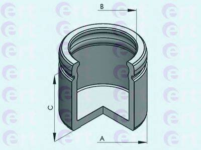 ERT 151212C Поршень, корпус скоби гальма