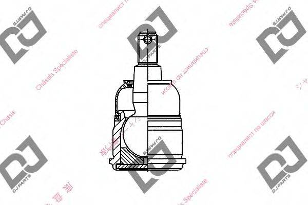 DJ PARTS DB1045 несучий / напрямний шарнір