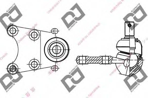 DJ PARTS DB1060 несучий / напрямний шарнір