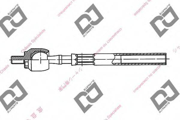 DJ PARTS DR1075 Осьовий шарнір, рульова тяга