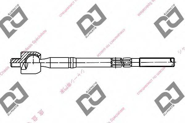 DJ PARTS DR1005 Осьовий шарнір, рульова тяга