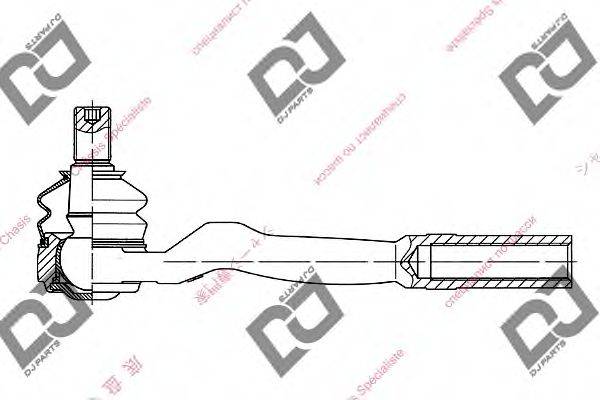 DJ PARTS DE1098 Наконечник поперечної кермової тяги