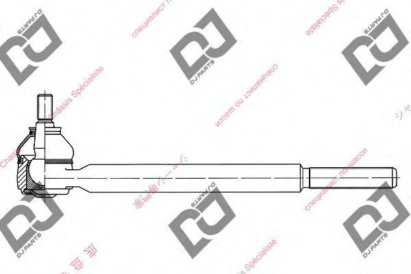 DJ PARTS DE1133 Наконечник поперечної кермової тяги