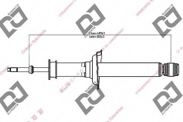 DJ PARTS DS1002GT Амортизатор