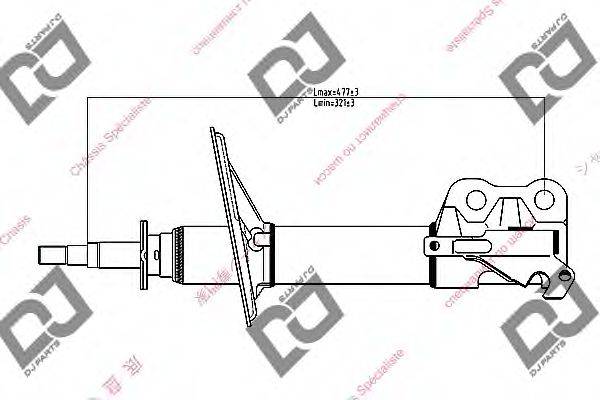 DJ PARTS DS1005GS Амортизатор