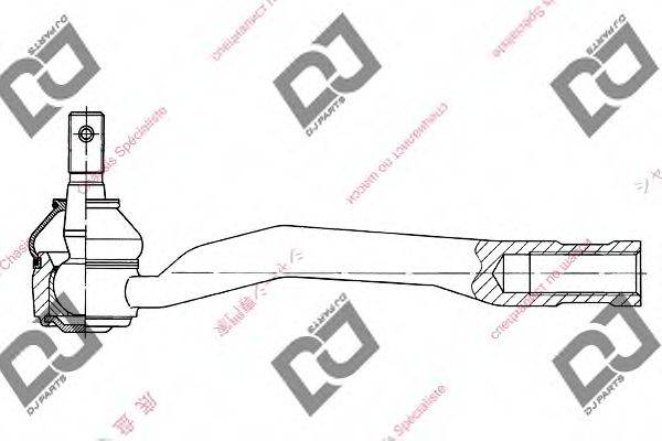 DJ PARTS DE1191 Наконечник поперечної кермової тяги