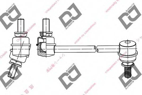 DJ PARTS DL1347 Тяга/стійка, стабілізатор