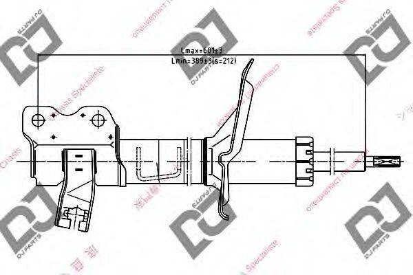 DJ PARTS DS1127GS Амортизатор