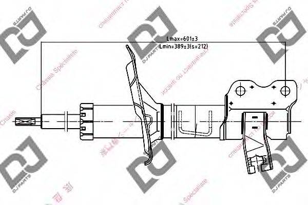 DJ PARTS DS1128GS Амортизатор