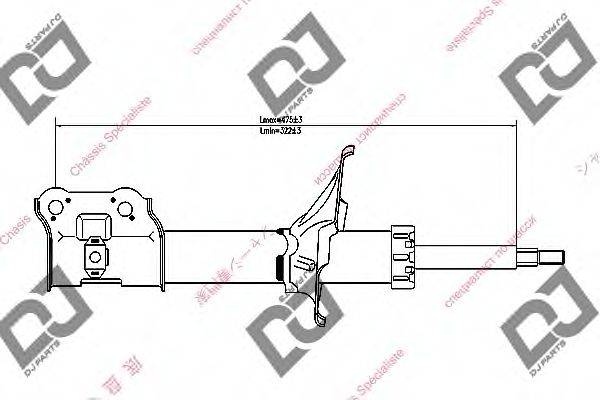 DJ PARTS DS1268GS Амортизатор