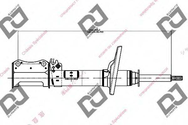 DJ PARTS DS1063GS Амортизатор