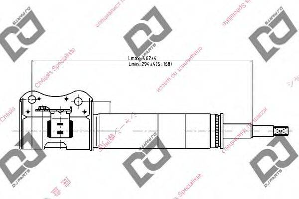 DJ PARTS DS1087GS Амортизатор