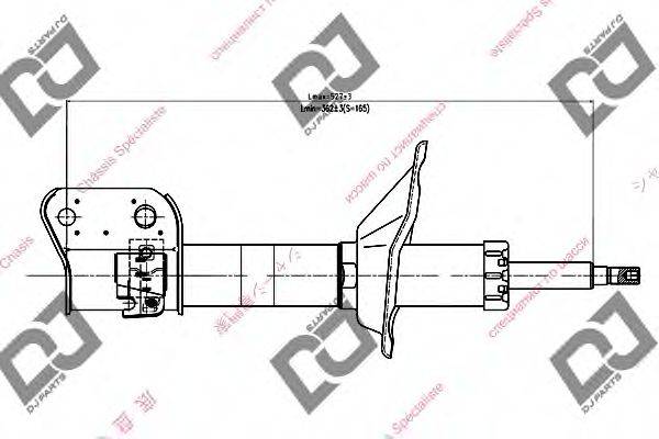 DJ PARTS DS1091GS Амортизатор