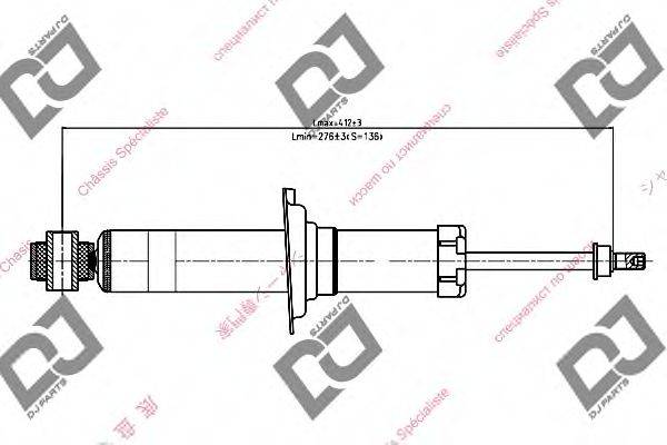 DJ PARTS DS1092GT Амортизатор