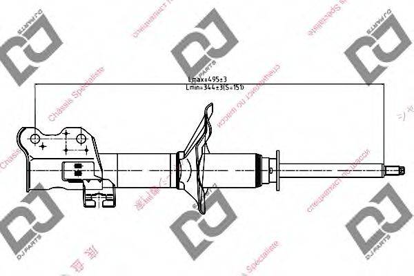 DJ PARTS DS1096HS Амортизатор