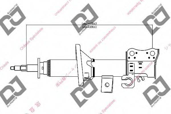 DJ PARTS DS1241GS Амортизатор