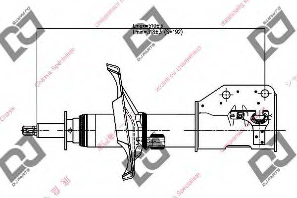 DJ PARTS DS1194GS Амортизатор