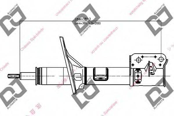 DJ PARTS DS1292GS Амортизатор