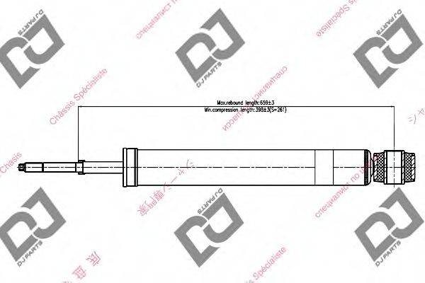 DJ PARTS DS1007GT Амортизатор