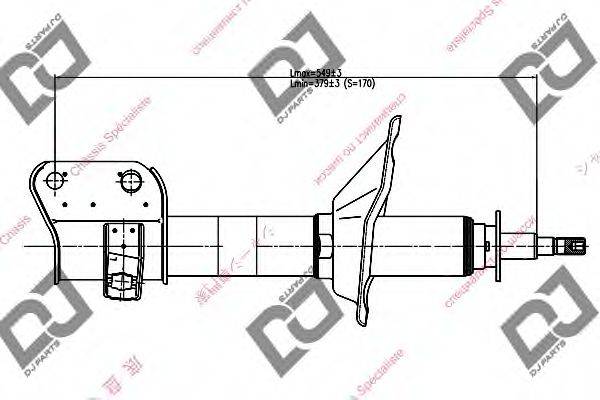 DJ PARTS DS1454GS Амортизатор