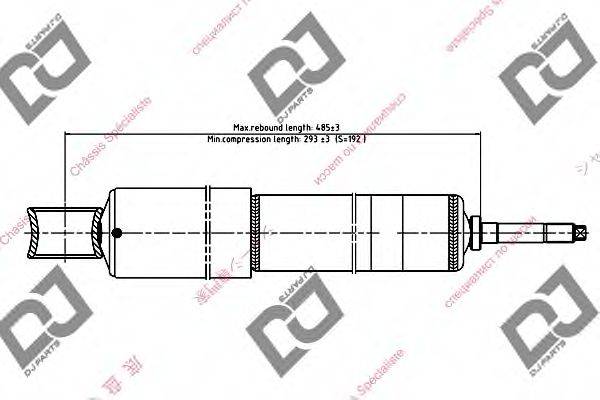 DJ PARTS DS1649HT Амортизатор