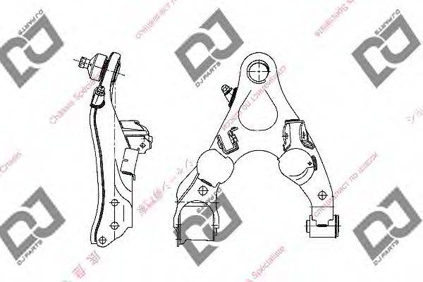 DJ PARTS DA1366 Важіль незалежної підвіски колеса, підвіска колеса