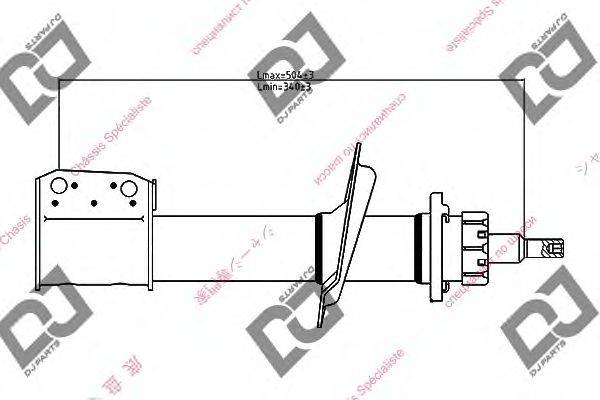 DJ PARTS DS1427GS Амортизатор