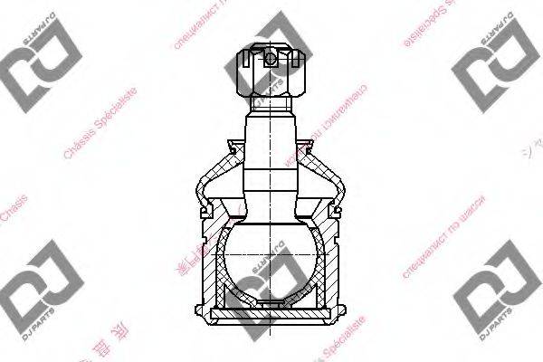 DJ PARTS DB1047 несучий / напрямний шарнір