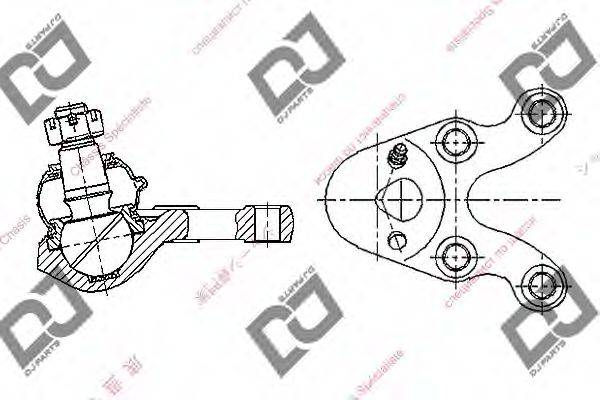 DJ PARTS DB1042 несучий / напрямний шарнір