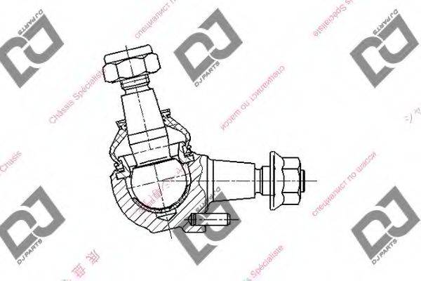 DJ PARTS DB1075 несучий / напрямний шарнір