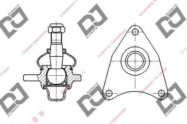 DJ PARTS DB1279 несучий / напрямний шарнір