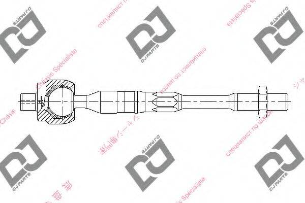 DJ PARTS DR1212 Осьовий шарнір, рульова тяга