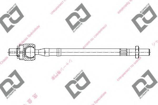 DJ PARTS DR1313 Осьовий шарнір, рульова тяга