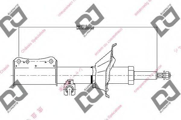 DJ PARTS DS2216GS Амортизатор