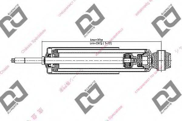 DJ PARTS DS1582HT Амортизатор