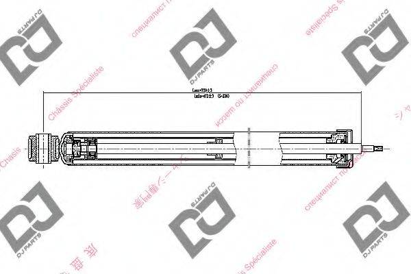 DJ PARTS DS1664GT Амортизатор