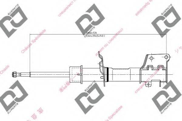 DJ PARTS DS1916GS Амортизатор