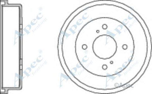 APEC BRAKING DRM9528 Гальмівний барабан