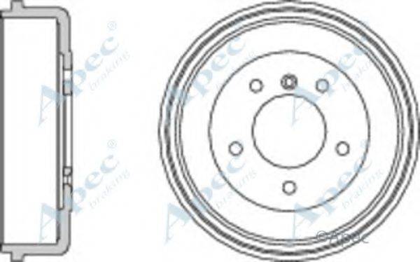 APEC BRAKING DRM9703 Гальмівний барабан