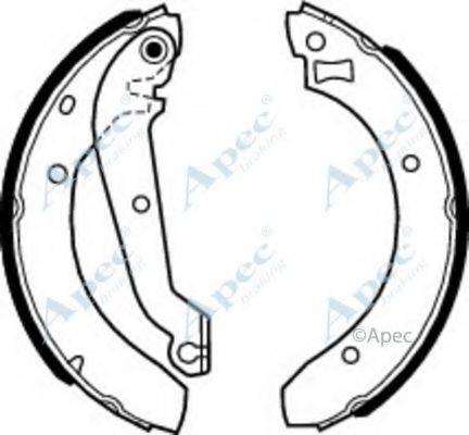 APEC BRAKING SHU326 Гальмівні колодки