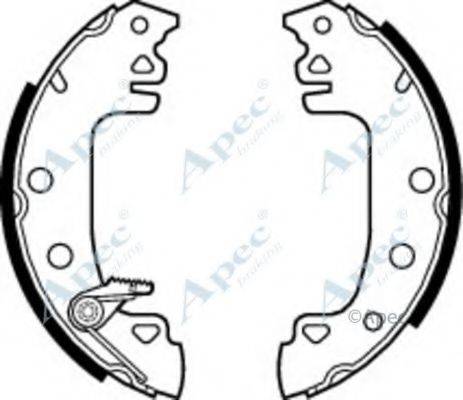 APEC BRAKING SHU371 Гальмівні колодки