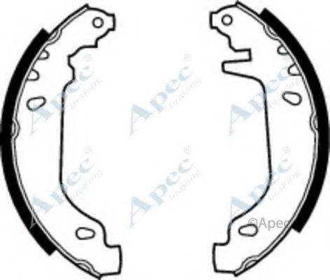 APEC BRAKING SHU448 Гальмівні колодки