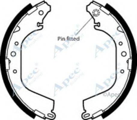 APEC BRAKING SHU451 Гальмівні колодки